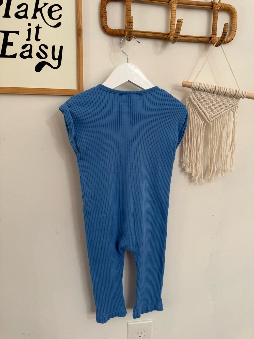 Monica + Andy - 12-18m - ribbed jumpsuit with pocket - Picture 7 of 9